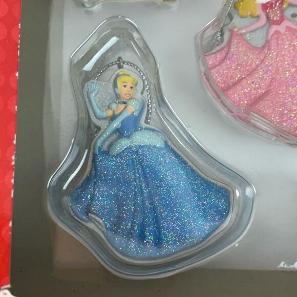 NIB Seasons from Hallmark Disney Princess Holiday Ornaments 2 Set of 5 NEW - Picture 9 of 15